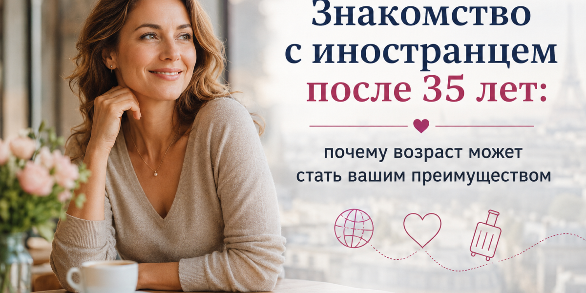 Знакомство с иностранцем после 35 лет- почему возраст может стать вашим преимуществом